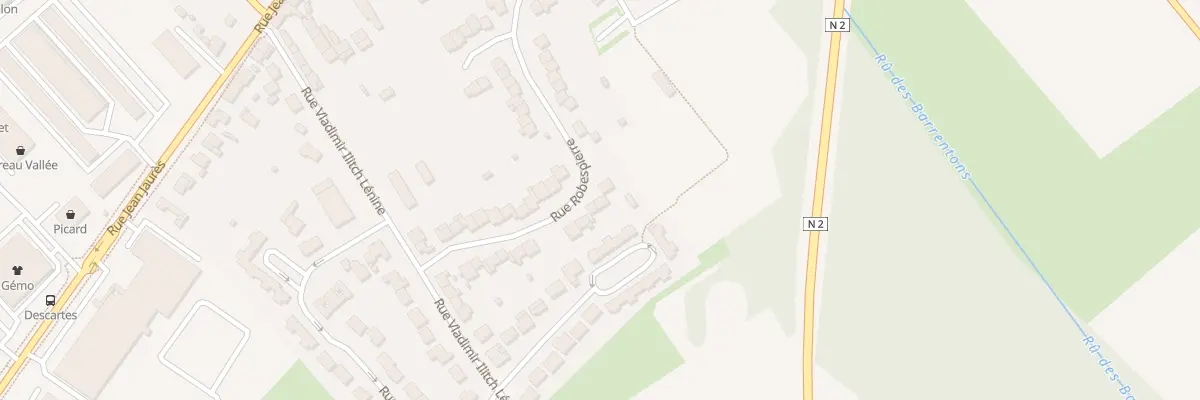 Plan du 19 Rue Robespierre à Chambry