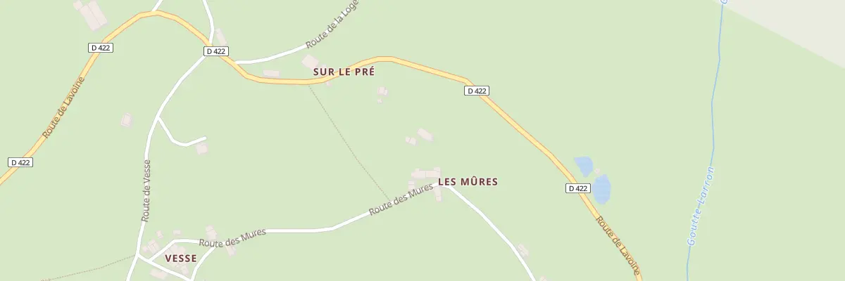 Plan du 5072 Les Mures à La Guillermie