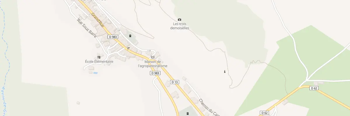 Plan du 5038A Pl de l’Orient à Barre-des-Cévennes