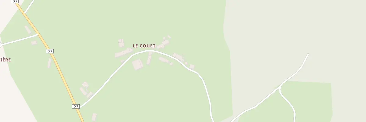 Plan du 5030 Le Couet à Nizerolles