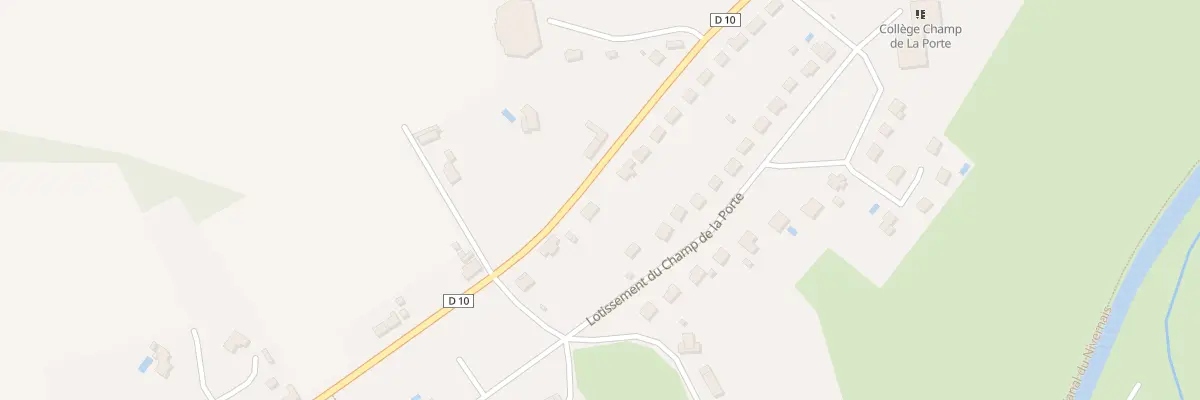 Plan du 52 Rue de Châtillon à Cercy-la-Tour
