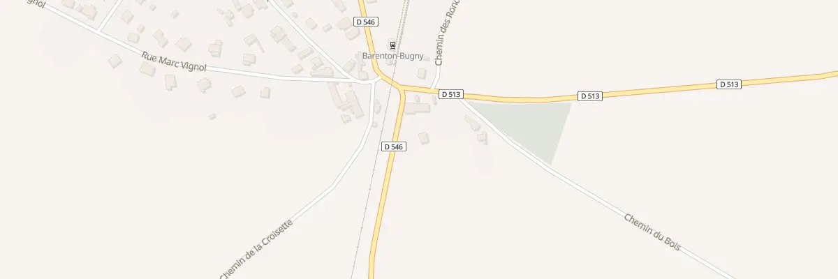 Plan du 56 Rue de la Gare à Barenton-Bugny