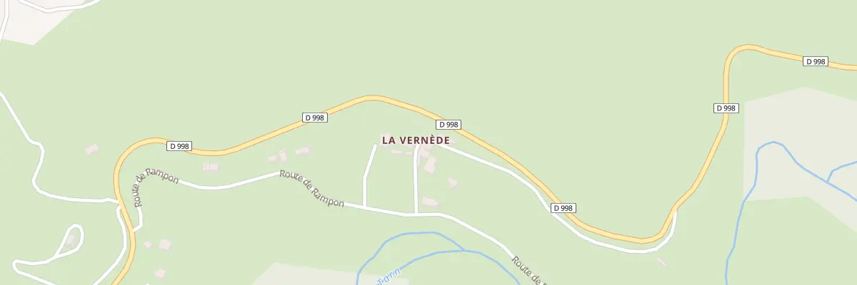 Plan du 5125 La Vernede à Bédouès-Cocurès