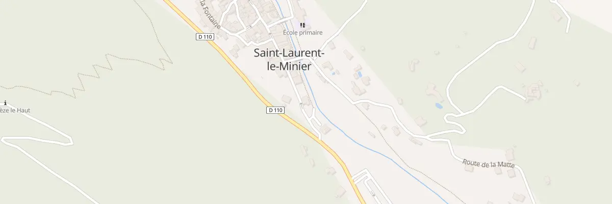 Plan du 2 Rue Antoine Carles à Saint-Laurent-le-Minier