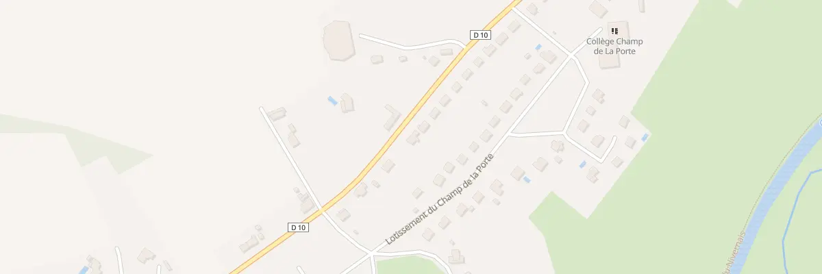 Plan du 54 Rue de Châtillon à Cercy-la-Tour
