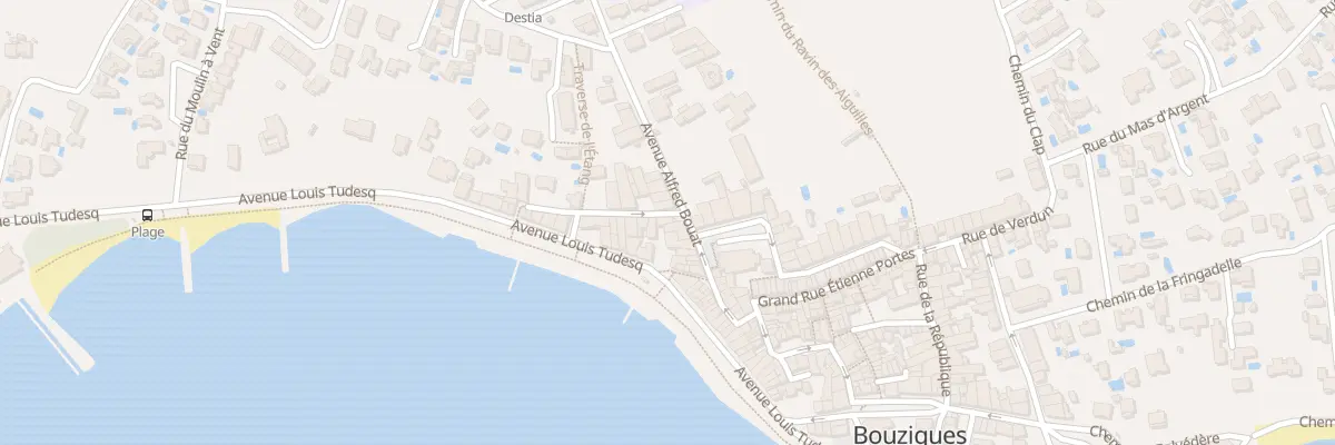 Plan du 1 Rue Saint Nicolas à Bouzigues
