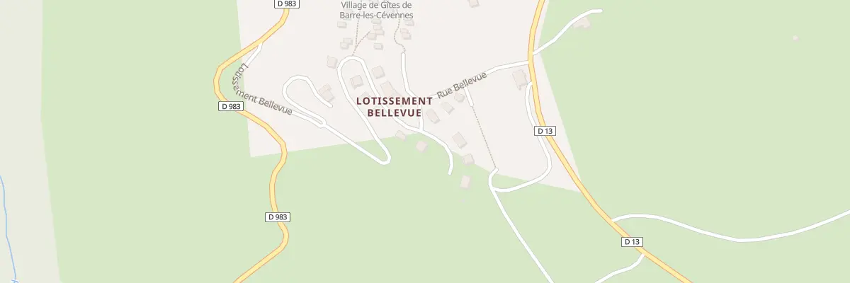 Plan du 5260 La Combe des Fraisses à Barre-des-Cévennes