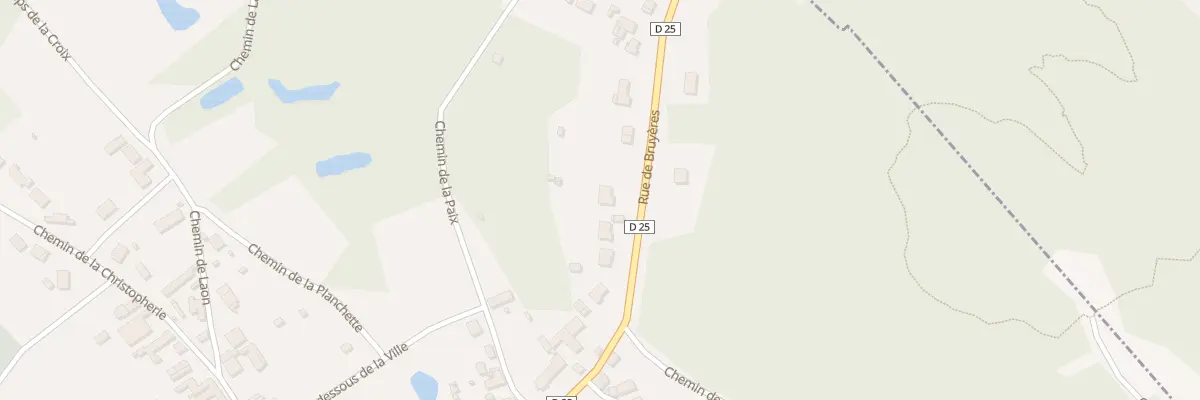 Plan du 20 Rue de Bruyères à Vorges