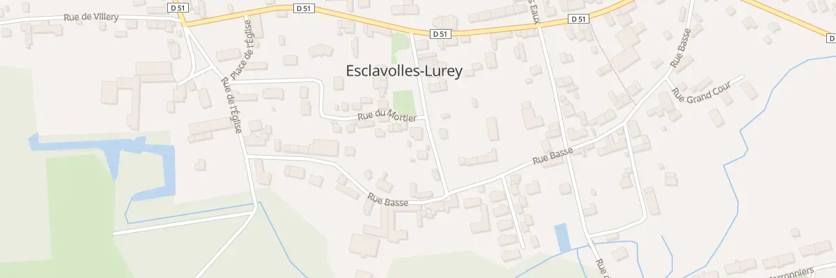 Plan du 1 Rue du Mortier à Esclavolles-Lurey