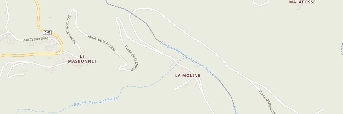 Plan du 5090 La Moline au Pompidou