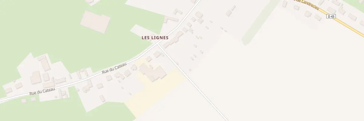 Plan du 21 Rue du Cateau à Fontaine-au-Bois