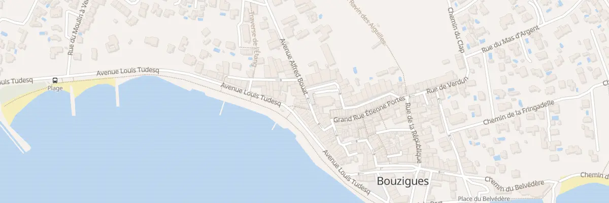 Plan du 8 Pl de la Victoire à Bouzigues
