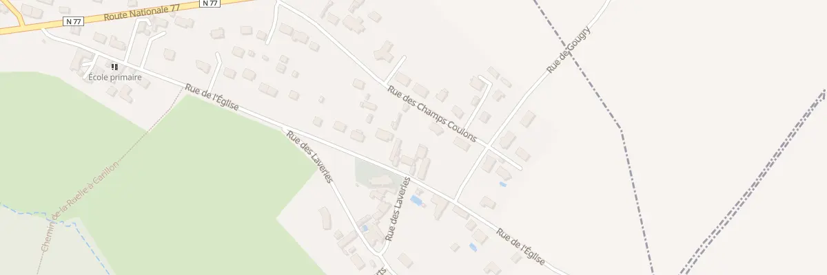 Plan du 33 Rue de l’Eglise à Villeneuve-Saint-Salves