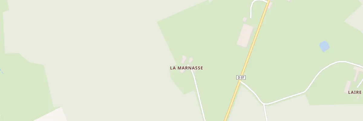 Plan du 5655 La Marnasse à Olliergues
