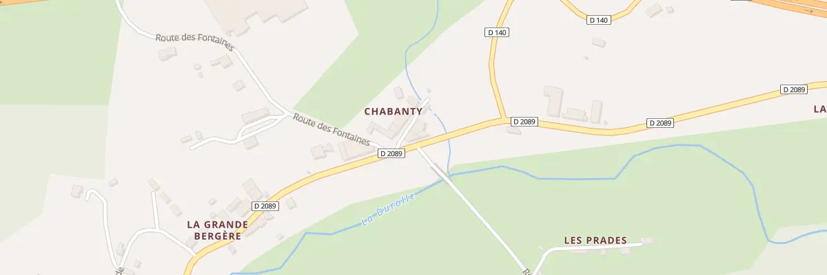 Plan du 2 Imp de Chabanty à Celles-sur-Durolle