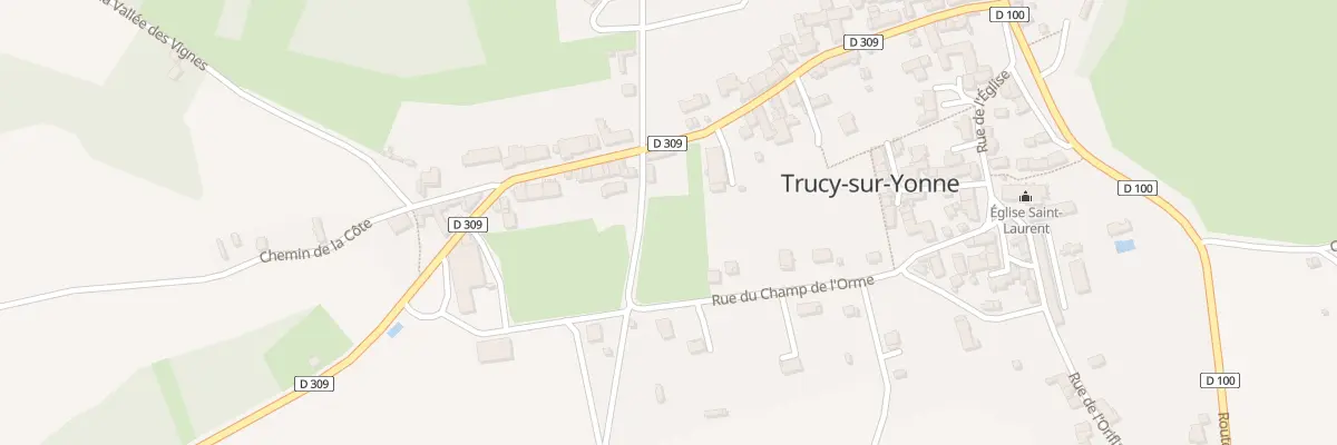 Plan du 8A Art Ancienne Rte Auxerre Vezel à Trucy-sur-Yonne