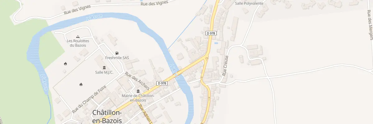Plan du 29 Rue Doc Duret à Châtillon-en-Bazois