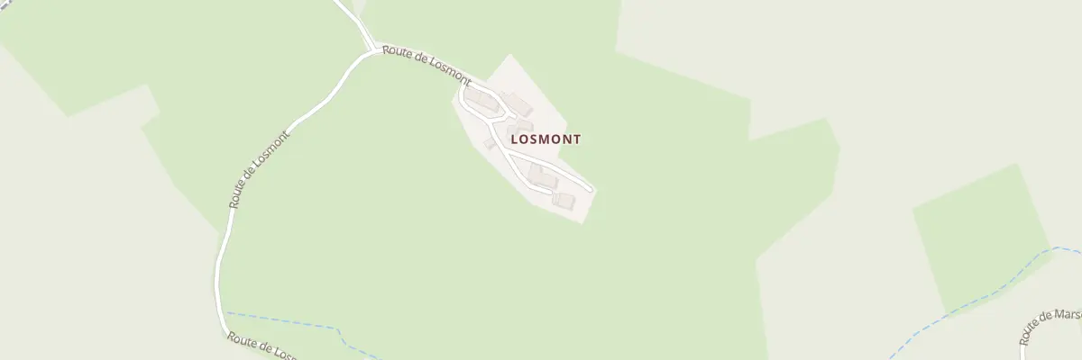 Plan du 5018 Losmont au Monestier