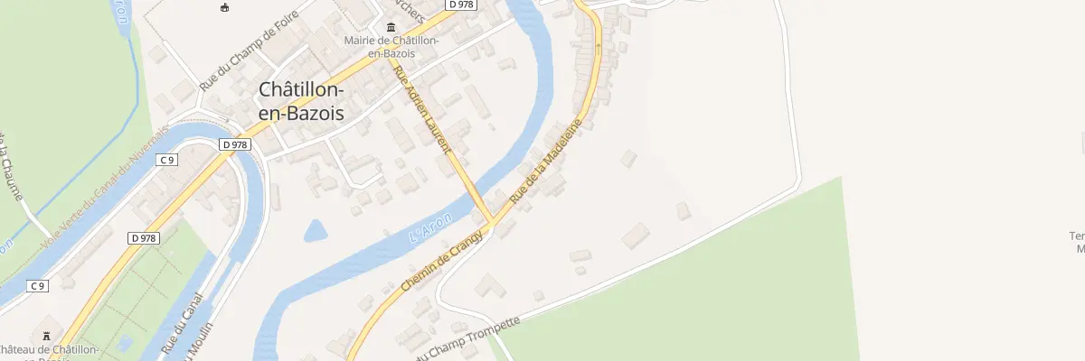 Plan du 44 Rue de la Madeleine à Châtillon-en-Bazois