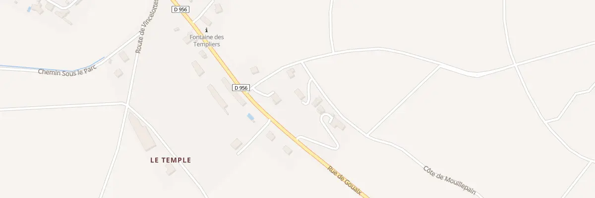 Plan du 59C Cote de Mouillepain à Saint-Bris-le-Vineux