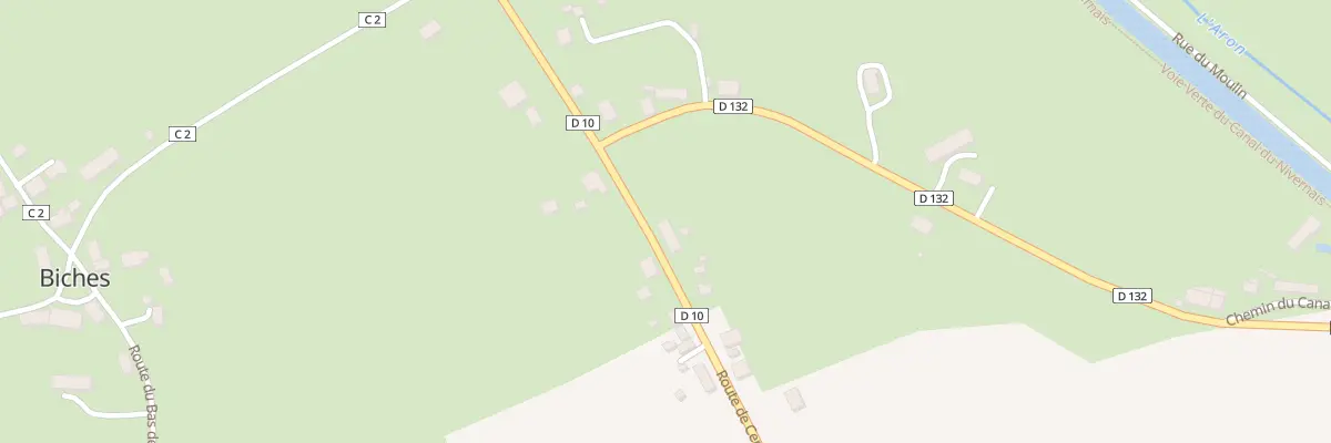 Plan du 35 Rte de Cercy à Biches
