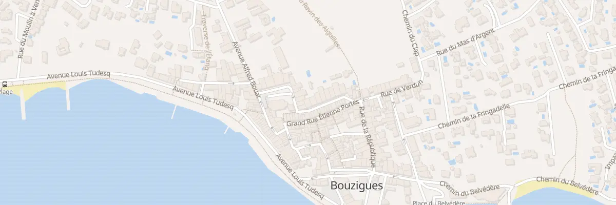 Plan du 3 Rue Jean Jaurès à Bouzigues
