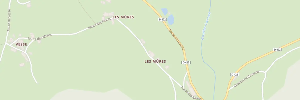 Plan du 5074A Les Mures à La Guillermie