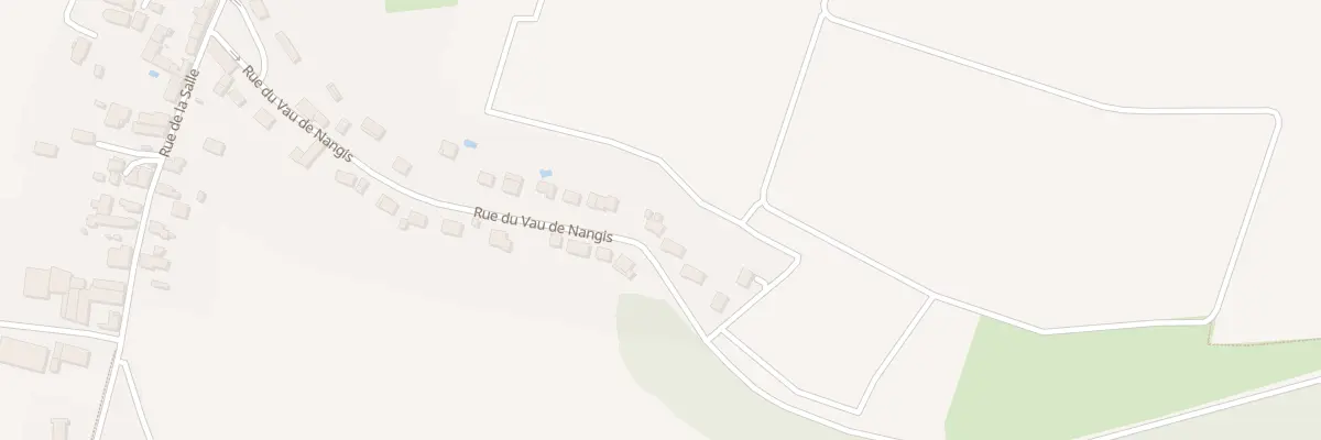 Plan du 25 Rue du Vaux de Nangis à Quenne