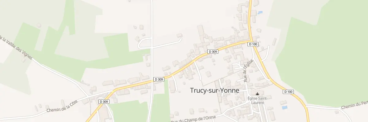 Plan du 34 Rte de Fontenay à Trucy-sur-Yonne