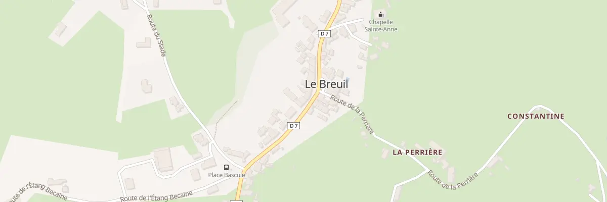 Plan du 5067 Le Bourg au Breuil
