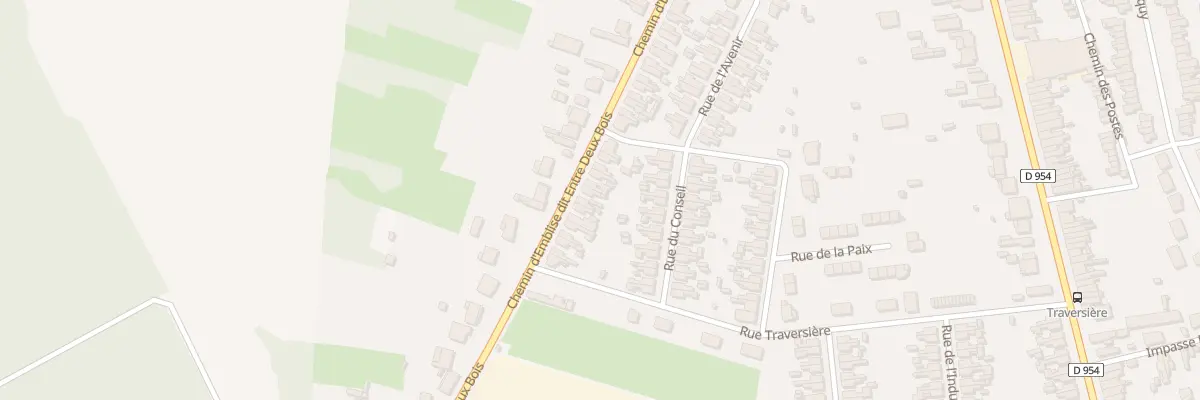 Plan du 89 Rue Entre Deux Bois à Crespin