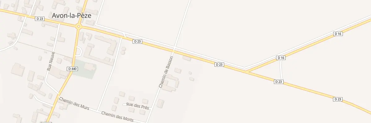 Plan du 1 Che de Basson à Avon-la-Pèze