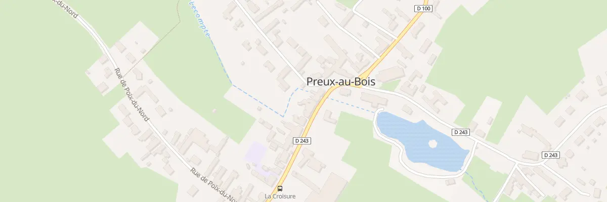 Plan du 6 Rue du Village à Preux-au-Bois