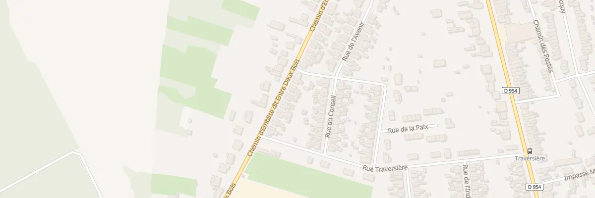 Plan du 87 Rue Entre Deux Bois à Crespin