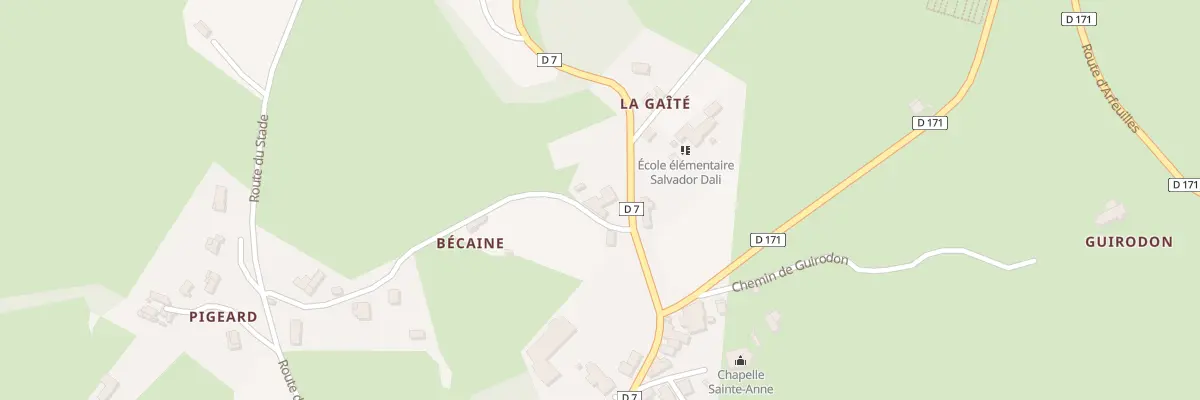 Plan du 2 Rue Pigeard au Breuil