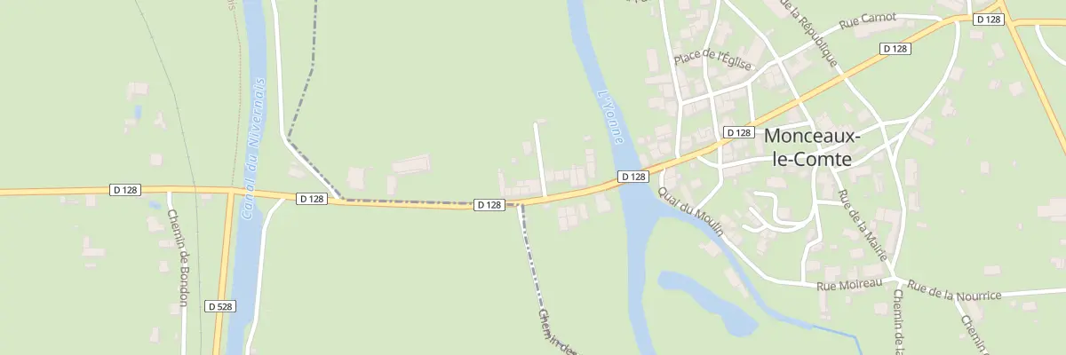 Plan du 149 Le Bourg à Monceaux-le-Comte