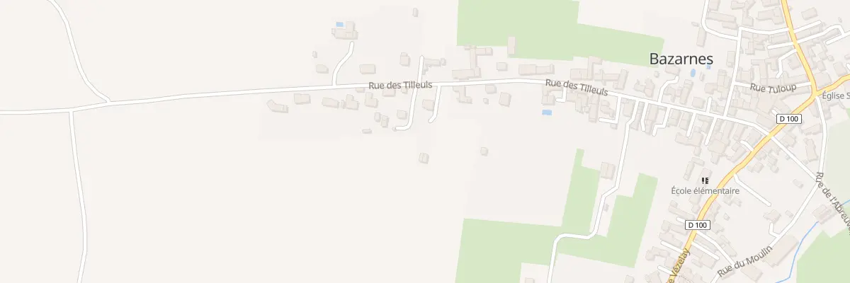 Plan du 37B Rue des Tilleuls à Bazarnes