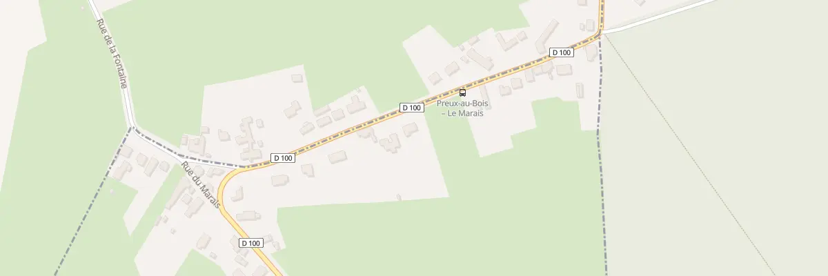 Plan du 7 Rue du Cerf à Preux-au-Bois