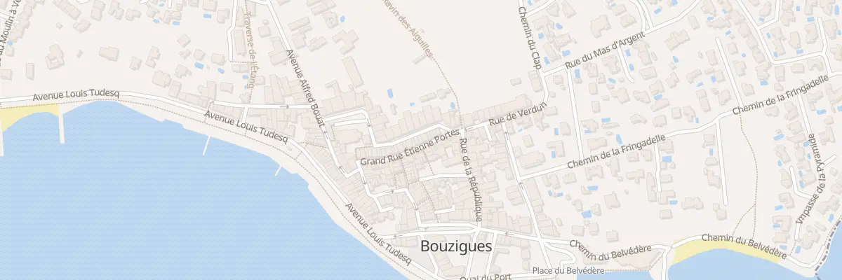 Plan du 37 Grand Rue Etienne Portes à Bouzigues