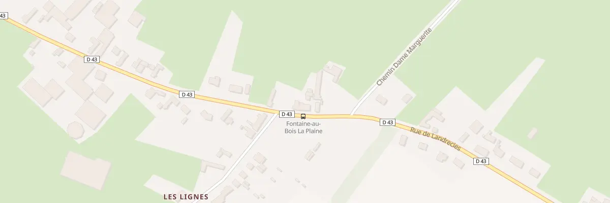 Plan du 107 Rue de Landrecies à Fontaine-au-Bois
