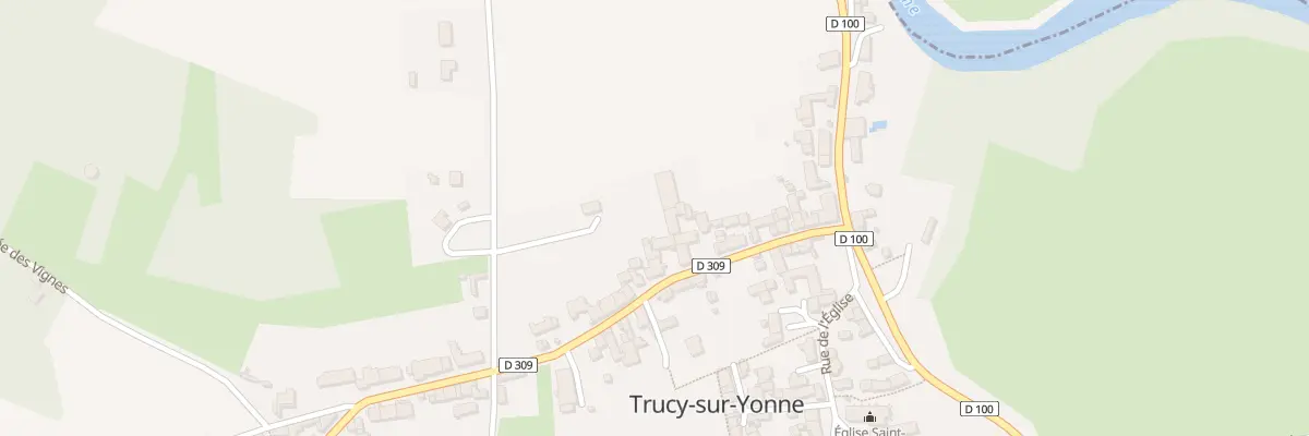 Plan du 22 Rte de Fontenay à Trucy-sur-Yonne