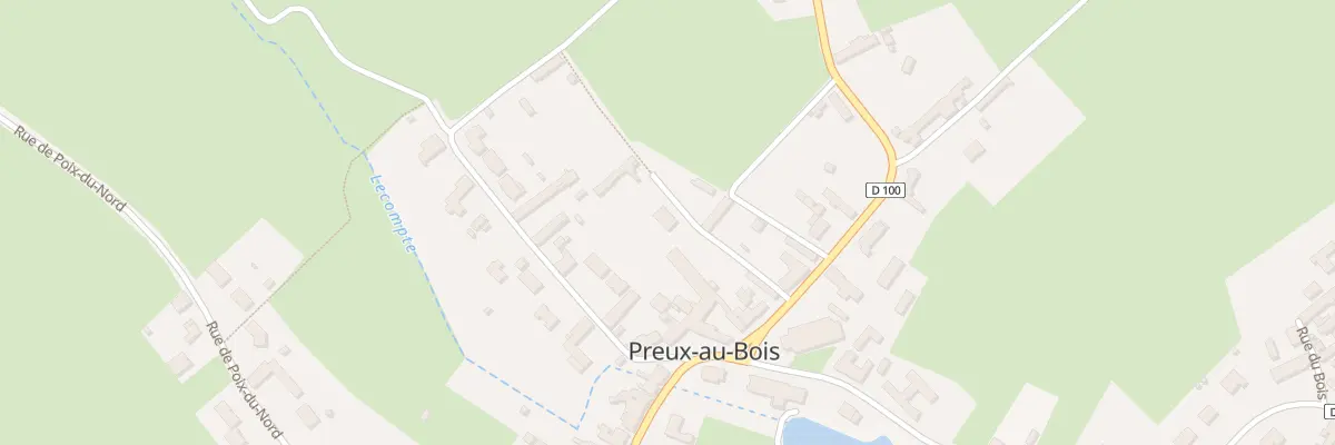 Plan du 7 Rue d’Hecq à Preux-au-Bois