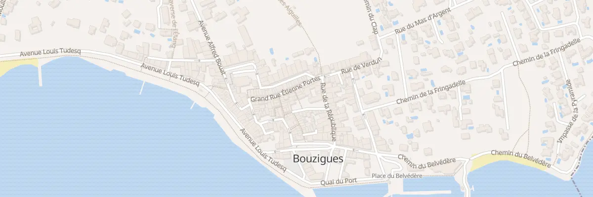 Plan du 5145F Pl Georges Clémenceau à Bouzigues