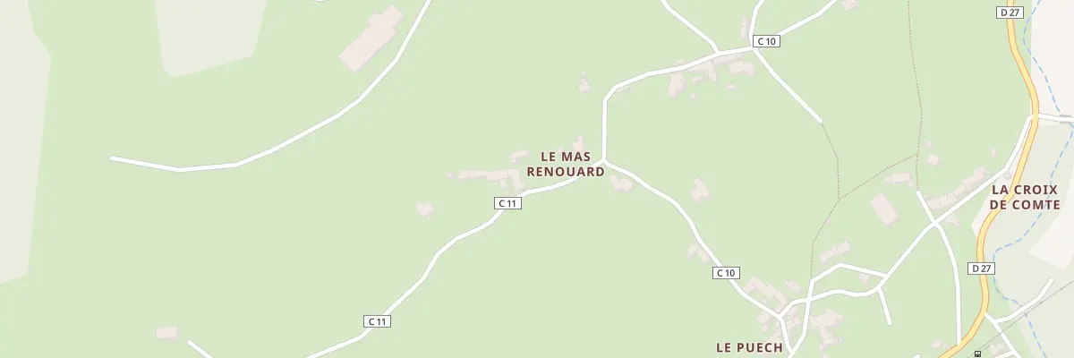 Plan du 5112 Le Mas Renouard à Allenc
