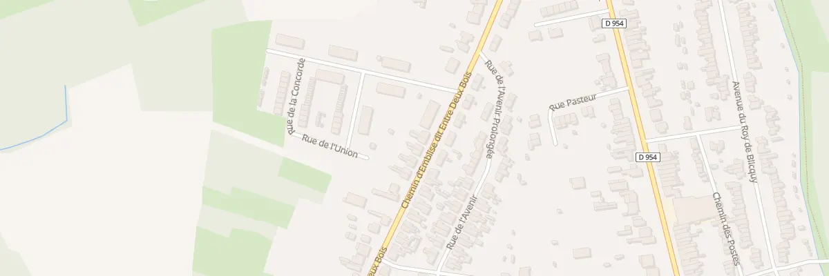 Plan du 60 Rue Entre Deux Bois à Crespin