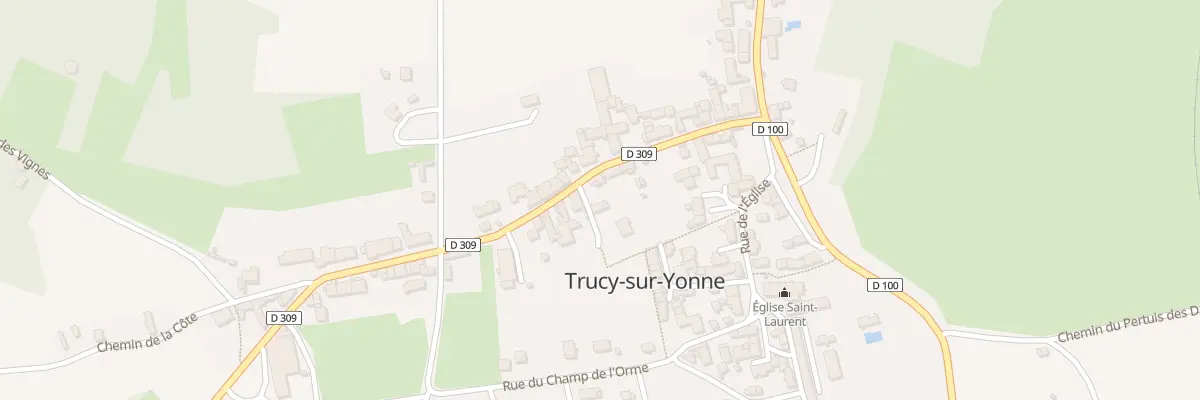 Plan du 15 Rte de Fontenay à Trucy-sur-Yonne