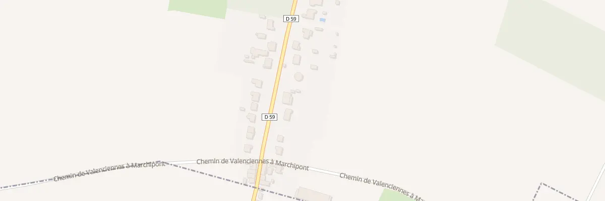 Plan du 490 Rue du Quesnoy à Quiévrechain