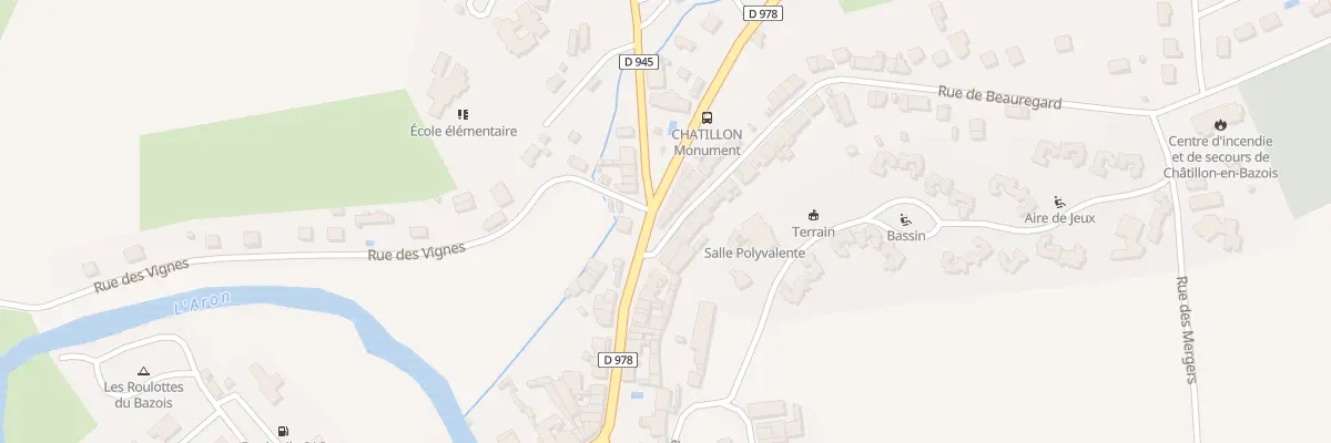Plan du 2 Rue de Beauregard à Châtillon-en-Bazois