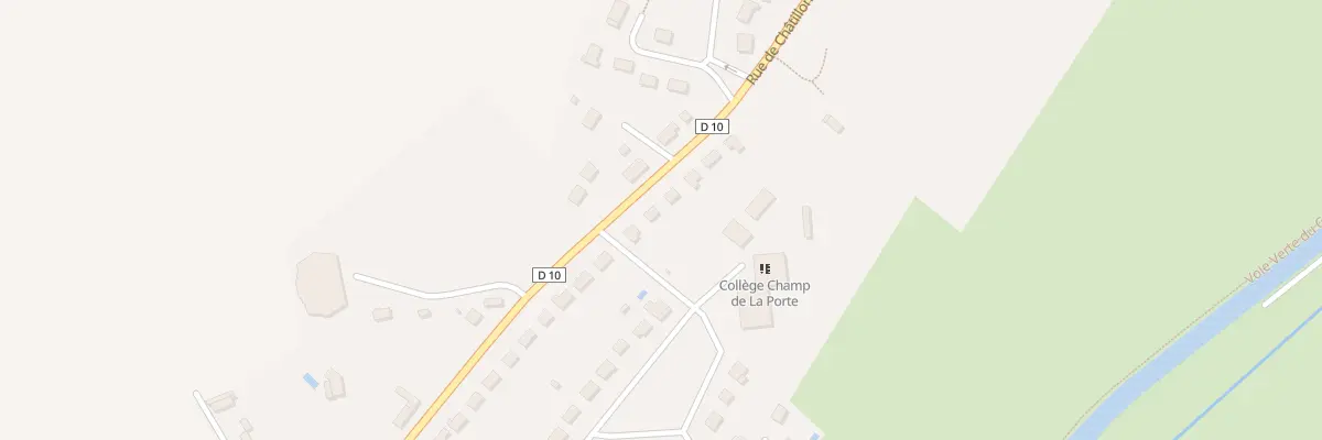 Plan du 76 Rue de Châtillon à Cercy-la-Tour