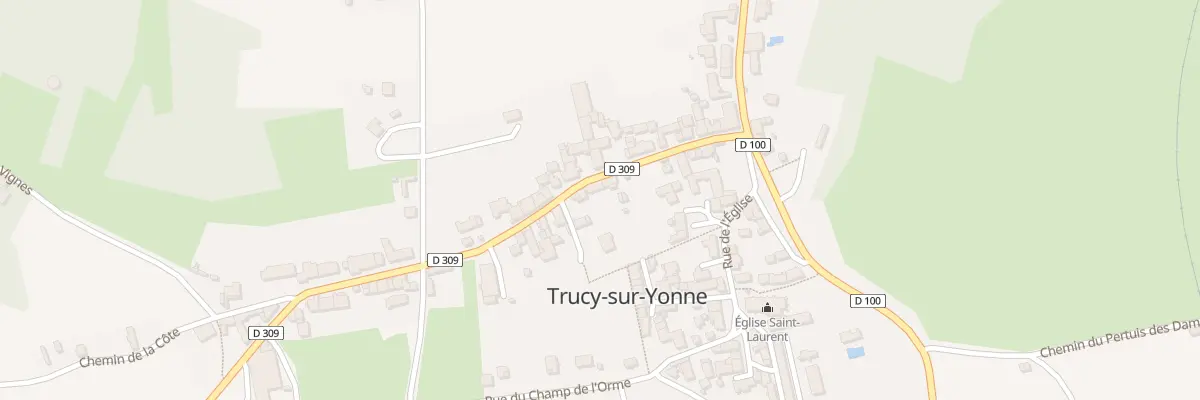 Plan du 13 Rte de Fontenay à Trucy-sur-Yonne